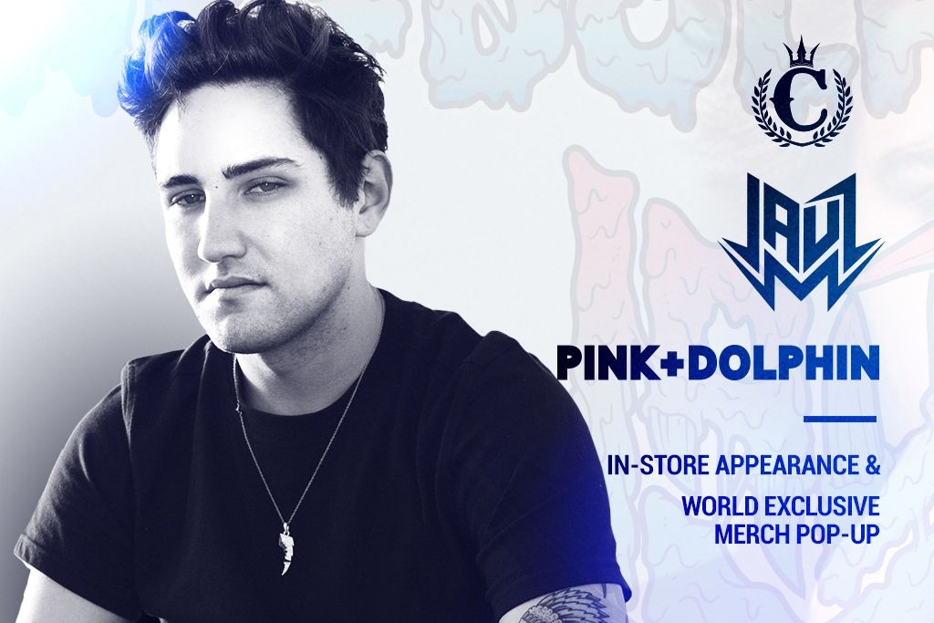 Bass House King Jauz Appearing In-Store With New Pink+Dolphin Merch Drop!