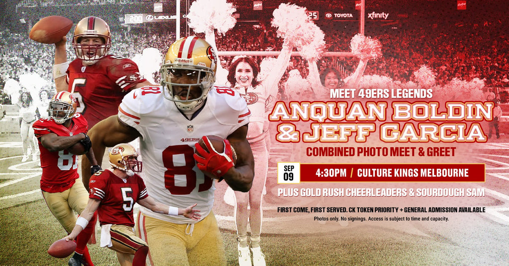 Anquan Boldin & Jeff Garcia In-Store Appearance
