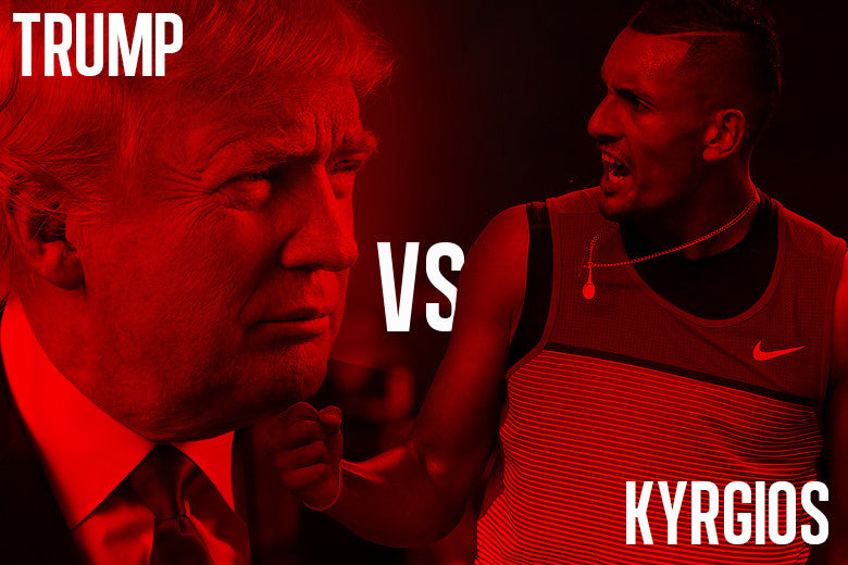 Nick Kyrgios Wears F**k Donald Trump Tee