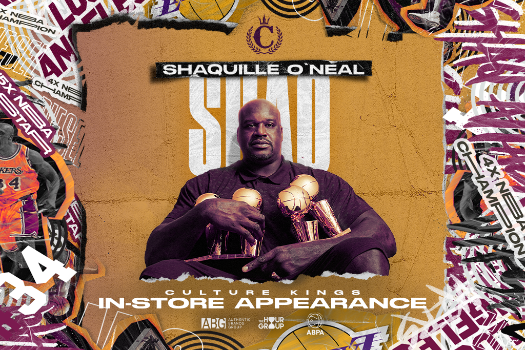 SHAQ IS COMING TO CULTURE KINGS!