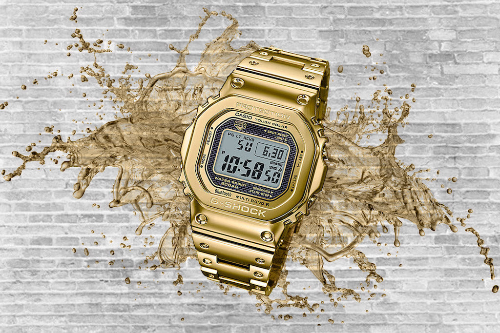 Get Amongst The G-Shock Full Metal 5600 In Gold