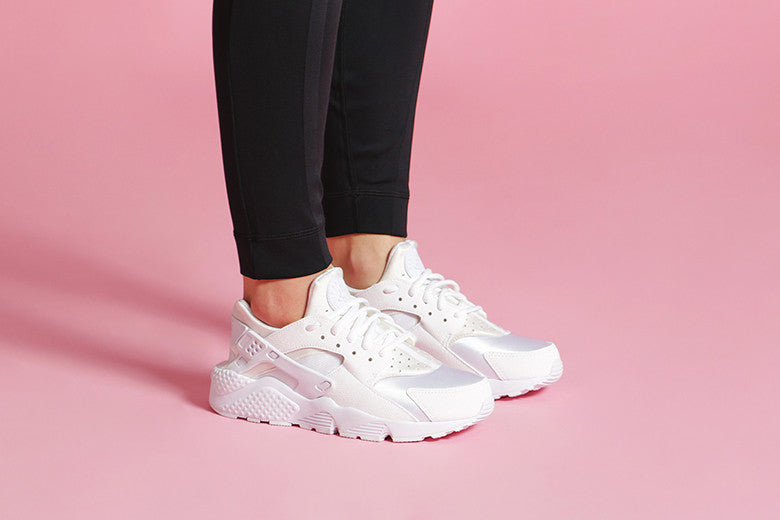 Nike Women's Air Huarache Run Triple White