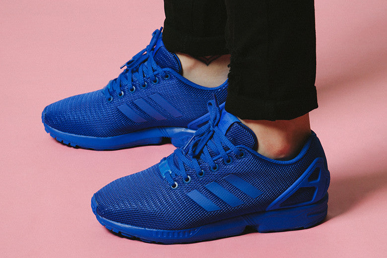Footshop Adidas Zx Flux Weave Bleu Running Shoes Originals Zx