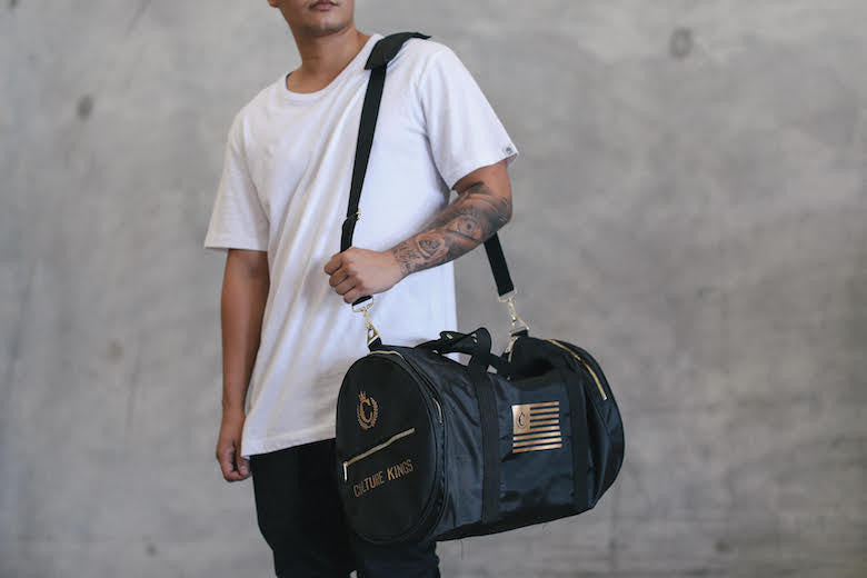 Culture Kings Not For Sale Gold Duffle Bag Release