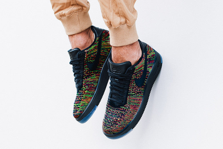Nike Air Force 1 Flyknit Low Black/Multi-colour