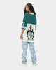 BEENTRILL Numerals Football Jersey Cream/Green