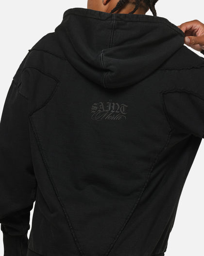 Saint Morta Divinity Zip Hoodie Vintage Black