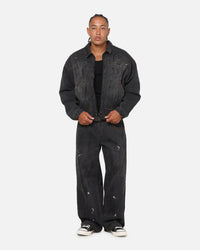 Saint Morta Halo Zip Jacket Smoke Black