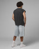 Loiter Cyber Applique Muscle T-Shirt Black