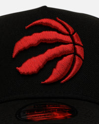 New Era Toronto Raptors 'Longevity' 9FORTY A-Frame Snapback Black/Red