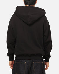 American Thrift Leisure Quarter Zip Hoodie Black