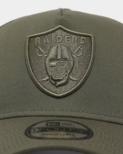 New Era Las Vegas Raiders Tonal 9FORTY A-Frame Snapback Olive