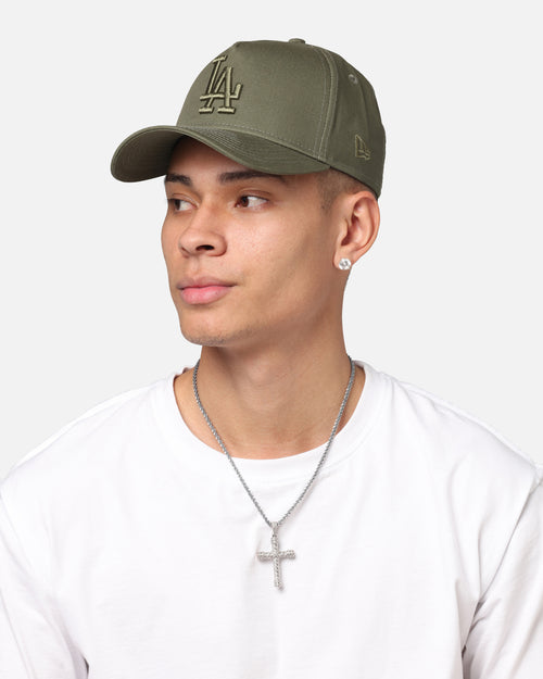 New Era Los Angeles Dodgers 'Tonal Olive' 9FORTY A-Frame Snapback Olive