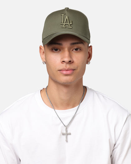 New Era Los Angeles Dodgers 'Tonal Olive' 9FORTY A-Frame Snapback Olive