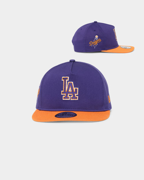 New Era Los Angeles Dodgers "Purple Valley" Old Golfer Snapback Purple/Orange