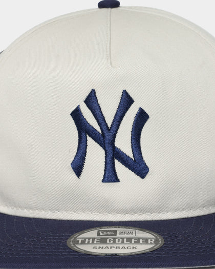 New Era New York Yankees Old Golfer Snapback Stone/Navy