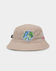 Carre Peace Bucket Hat Stone