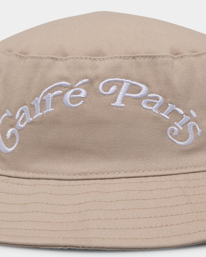 Carre Peace Bucket Hat Stone
