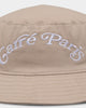 Carre Peace Bucket Hat Stone