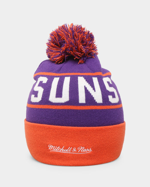Mitchell & Ness Phoenix Suns Pom Beanie Purple