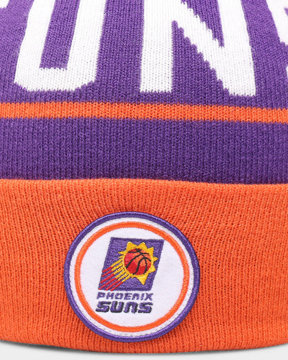 Mitchell & Ness Phoenix Suns Pom Beanie Purple