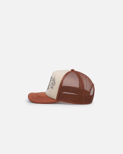 Goat Crew Club Nirvana Trucker Snapback Brown/Tan