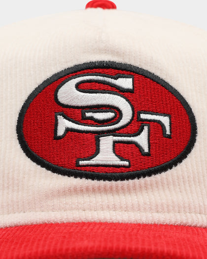 New Era San Francisco 49ers 'Throwback Corduroy' Golfer Snapback White