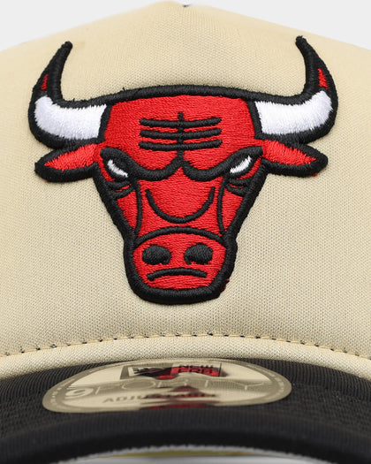 New Era Chicago Bulls All Day 9FORTY A-Frame Snapback Vegas Gold