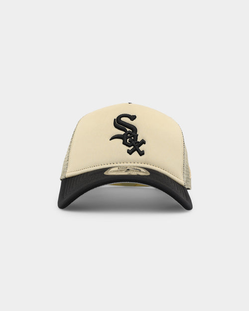 New Era Chicago White Sox All Day 9FORTY A-Frame Snapback Vegas Gold
