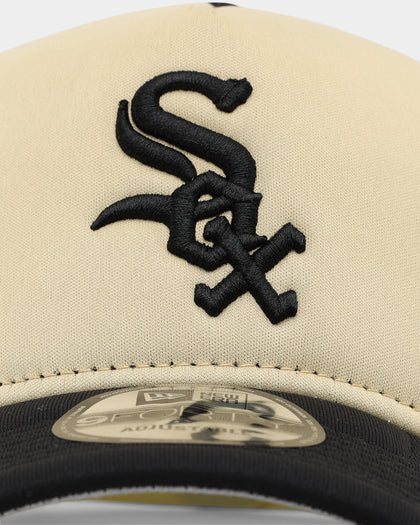 New Era Chicago White Sox All Day 9FORTY A-Frame Snapback Vegas Gold