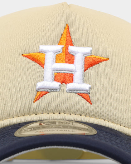 New Era Houston Astros All Day 9FORTY A-Frame Snapback Vegas Gold
