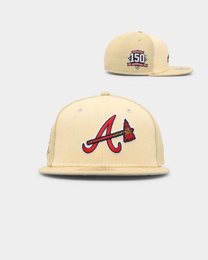 New Era Atlanta Braves 'Raffia Front' 59FIFTY Fitted Side Patch