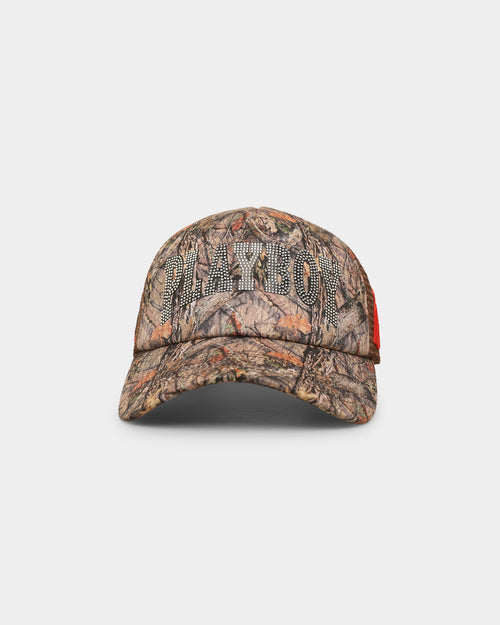 Playboy By CK Glow Up Camo Trucker Snapback Camo
