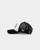 New Era X Nascar 9FORTY A-Frame Trucker Snapback Black/White