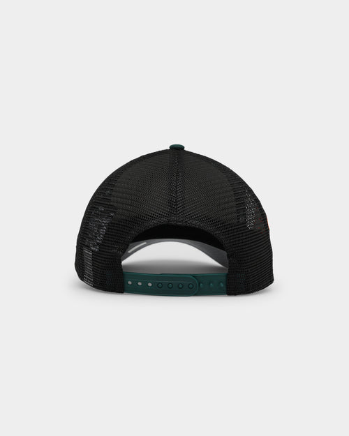 New Era X Nascar 9FORTY A-Frame Trucker Snapback Dark Green