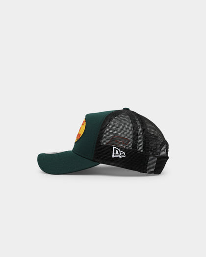 New Era X Nascar 9FORTY A-Frame Trucker Snapback Dark Green