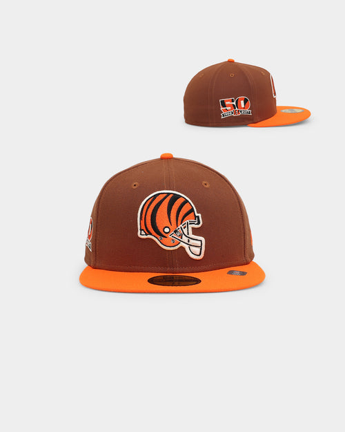 New Era Cincinnati Bengals 'Harvest' 59FIFTY Fitted Dark Brown