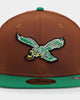 New Era Philadelphia Eagles 'Harvest' 59FIFTY Fitted Dark Brown