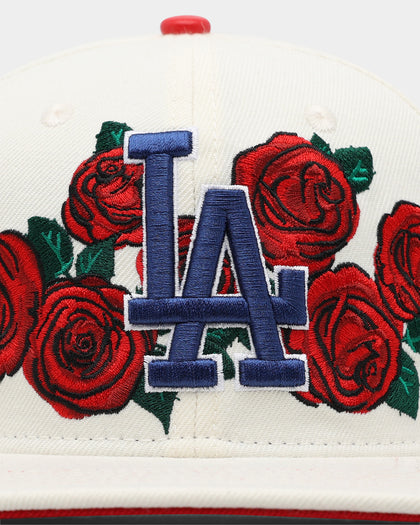Pro Standard Los Angeles Dodgers Roses Snapback Egg Shell