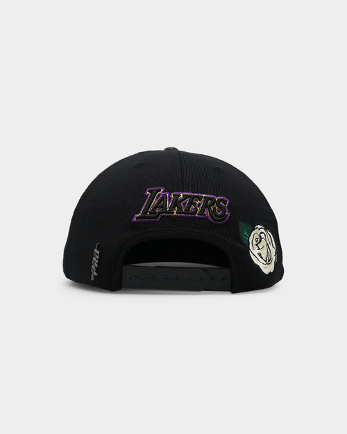 Pro Standard Los Angeles Lakers Roses Snapback Black