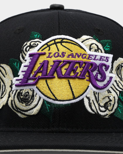 Pro Standard Los Angeles Lakers Roses Snapback Black