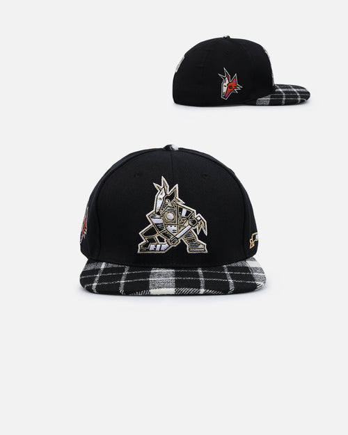 Pro Standard Arizona Coyotes Pro Prep Plaid Snapback Black