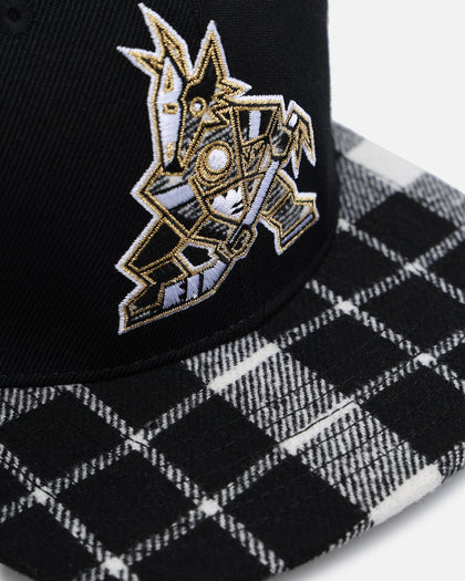 Pro Standard Arizona Coyotes Pro Prep Plaid Snapback Black