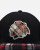 Pro Standard Chicago Blackhawks Pro Prep Plaid Snapback Black