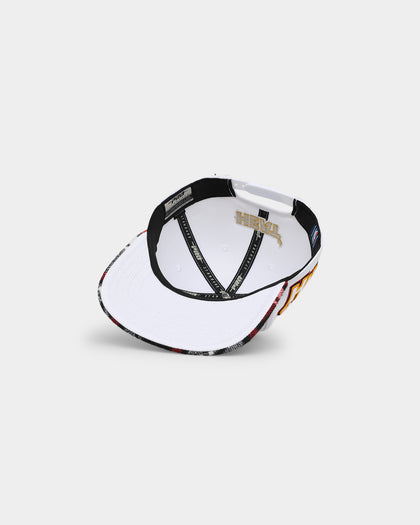 Pro Standard Miami Heat Pro Prep Plaid Brim Snapback White