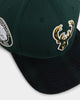 Pro Standard Milwaukee Bucks Pro Prep Plaid Brim Snapback Forest Green