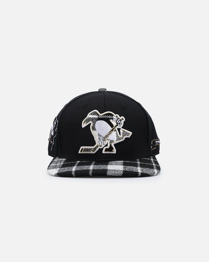 Pro Standard Pittsburgh Penguins Pro Prep Plaid Snapback Black