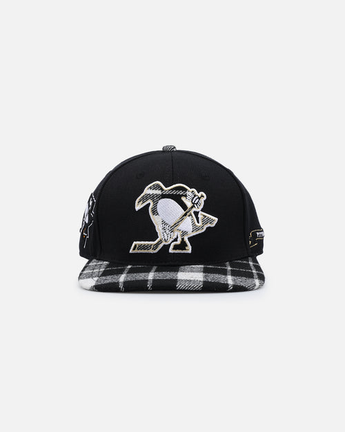 Pro Standard Pittsburgh Penguins Pro Prep Plaid Snapback Black
