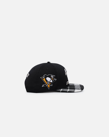 Pro Standard Pittsburgh Penguins Pro Prep Plaid Snapback Black