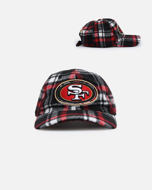 Pro Standard San Francisco 49ers Pro Prep Plaid Strapback Red/Black